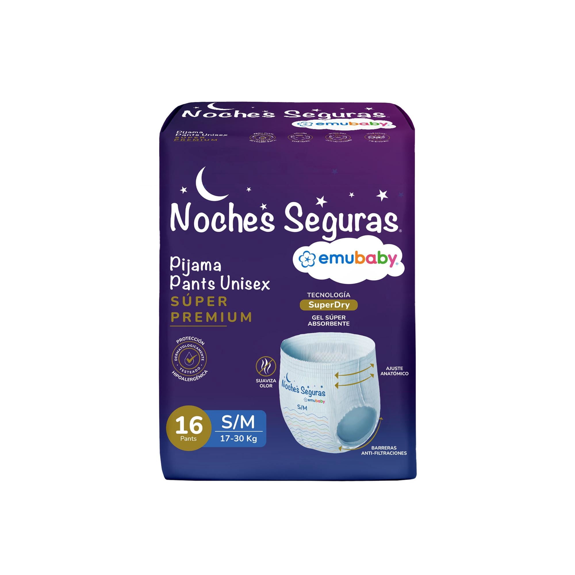 Pants Noches Seguras S-m 16 Un Emubaby