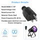 thumbnail image 5 of Enchufe XGJUCE pack de 4 unidades 15 A 125 V 3 clavijas negro, 5 of 7