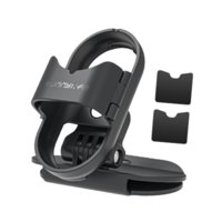 Magideal - Abrazadera De Montaje Fijo Con Clip Para Cámara Deportiva, Fácil Instalación, Liberación Rápida, Soporte Para Cámara De Acción Para Acampar, Giratorio