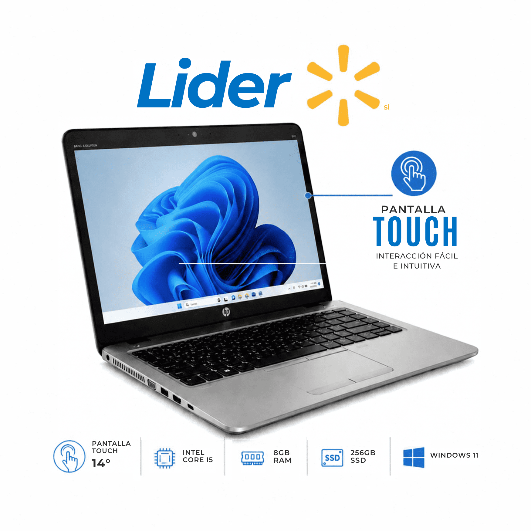 Notebook Intel Core i5 8GB RAM 256GB SSD de Cyber | Lider