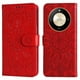 thumbnail image 2 of Funda tipo cartera FOXDOCK para Honor X9B , diseño girasol en relieve, cuero PU, cierre magnético, soporte y tarjetero, 2 of 5