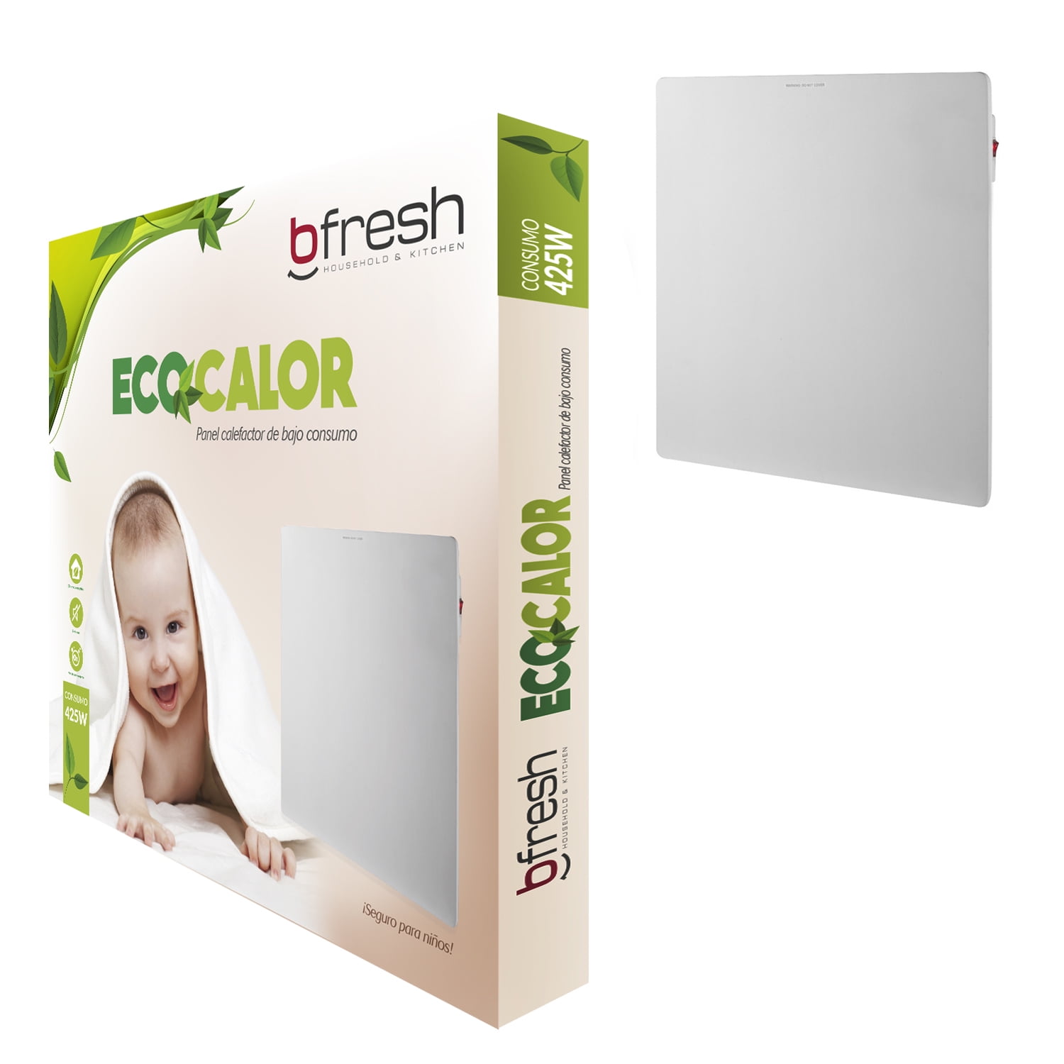 Bfresh - Panel Mural Calefactor De Bajo Consumo Eco Calor 425w B-fresh
