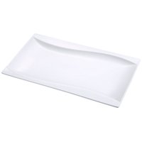 Plato Yanco Sw-216 Rectangular 40X23,5 Cm De Porcelana Blanco
