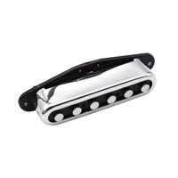 Magideal - Pastilla De Bobina Única, Instrumentos Musicales De Metal De Alto Rendimiento, Posición Media, Piezas De Pastilla De Puente De Cuello De Pastilla De 6 , Argén