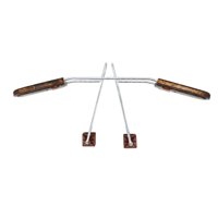 Ioensy - Percha Para Reposacabezas De Coche, Percha Telescópica Multiusos Para Chaqueta, Percha Para Ropa, Grano De Madera