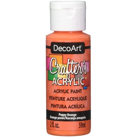 Pintura Acrílica Decoart Crafter'S Poppy Orange 60Ml