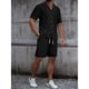 thumbnail image 1 of Conjunto Hombre 2 Piezas Short Camisa Textura Tendencia Urbana 0279, 1 of 3