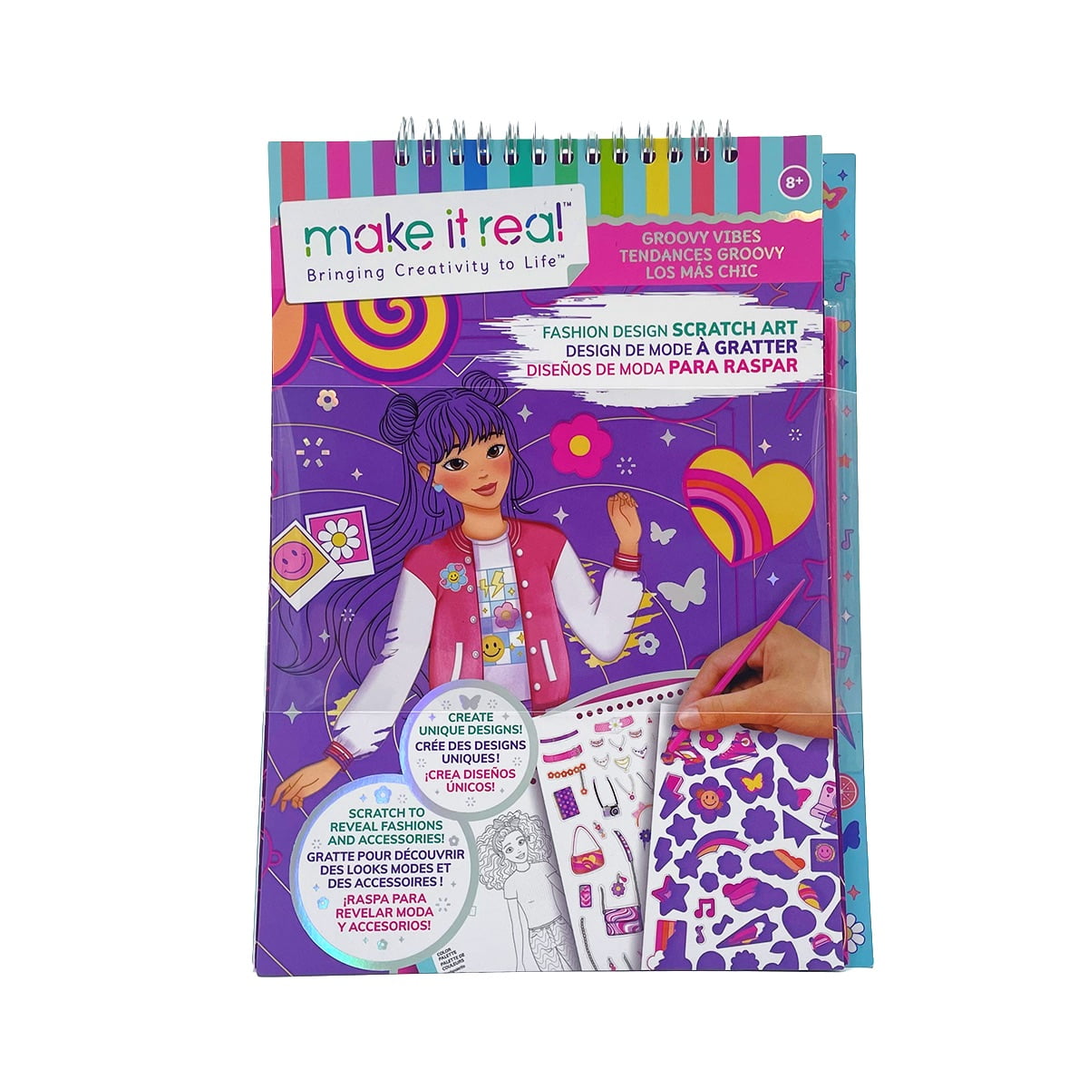 Libro Scratch Art Diseño De Modas Make It Real