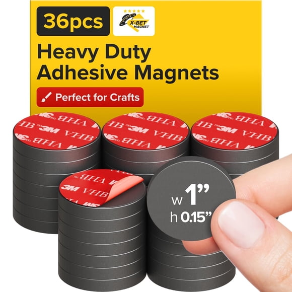 Imanes Adhesivos De Cerámica Heavy Duty (36 Unidades)
