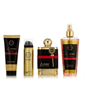 Armaf Set De Regalo De Perfume Le Femme Para Mujer, 4 Piezas