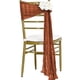 thumbnail image 1 of Xiao Hua Correa Roja para Respaldo de Asiento -1 Pieza, Cinturón de Silla Preatado de 108.27 X 15.75 Pulgadas, Adecuado para Decoración de Silla de Iglesia, Ceremonia de Boda en Jardín para, 1 of 5
