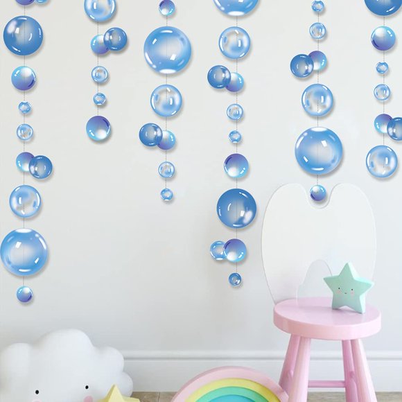 Guirnalda XIAOMAN Azul de Burbujas para Decoración de Fiesta