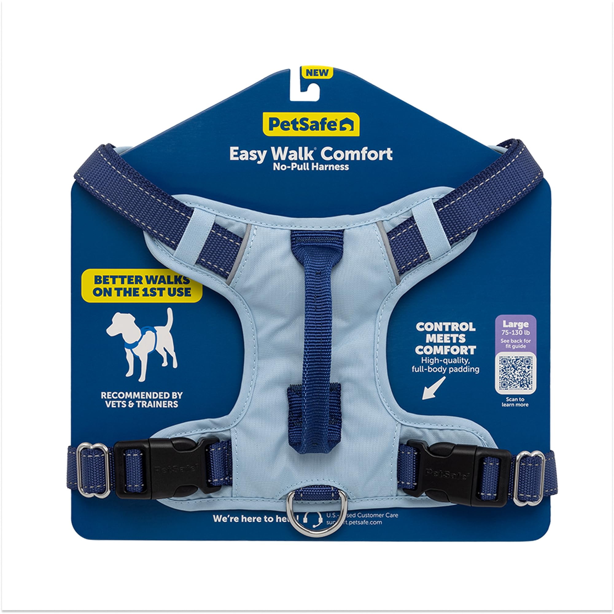 Arnés Para Perros Petsafe Easy Walk Comfort Sin Tirones, Azul Grande