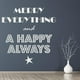 thumbnail image 2 of Decomural Merry Everything Happy Always WS-35756, 2 of 2