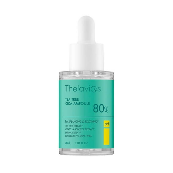 Ampolla facial CICA 80 nutritiva con extracto de árbol de té y centella asiática