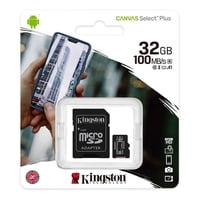 Tarjeta Memoria Micro Sd32Gb Kingston Canvas Plus Clase 10