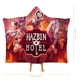 thumbnail image 2 of Manta Capa con Capucha Desmarcar Hazbin Hotel 100x130 cm, 2 of 6