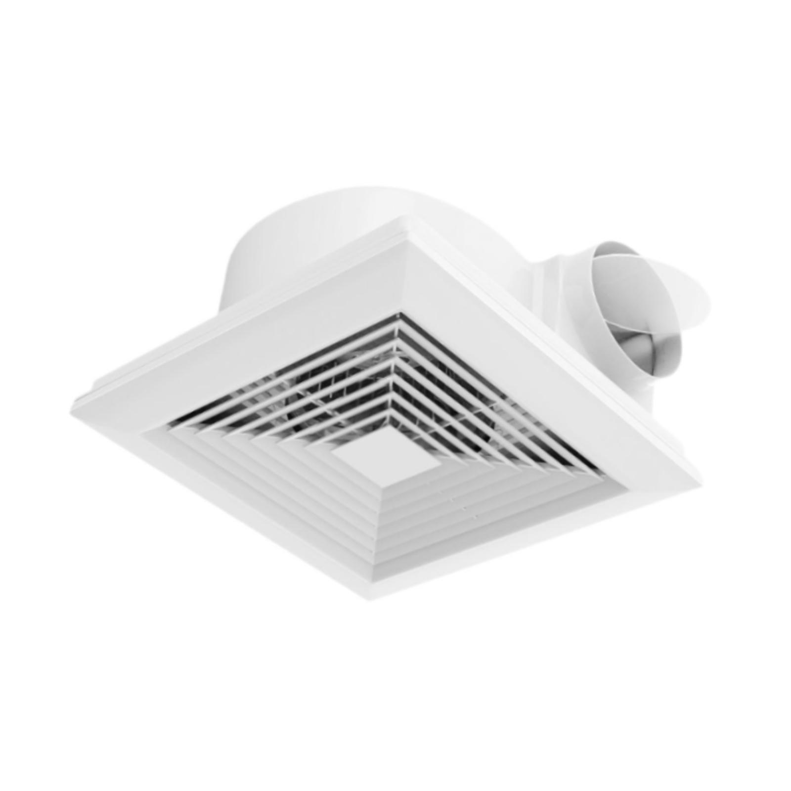 Magideal - Ventilador Extracto Cuadrado Para Baño Con Diseño Compacto Y Funcionamiento Silencioso Fácil Colocación En Techos Apto Para Hogares Oficinas Áreas Hú 6 Pulgadas