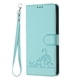 thumbnail image 2 of Funda tipo cartera FOXDOCK para Xiaomi Redmi 9 con soporte, ranuras, RFID, diseño de gato, 2 of 5