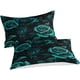 thumbnail image 2 of Juego de cama con estampado de rosas en 3D y diseño de arte gótico, microfibra suave, juego de funda nórdica de 3 piezas, 2 fundas de almohada, cremallera oculta., 2 of 3