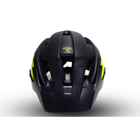 Casco Radical Mountain Super Vent Negro Verde L 58-62Cm
