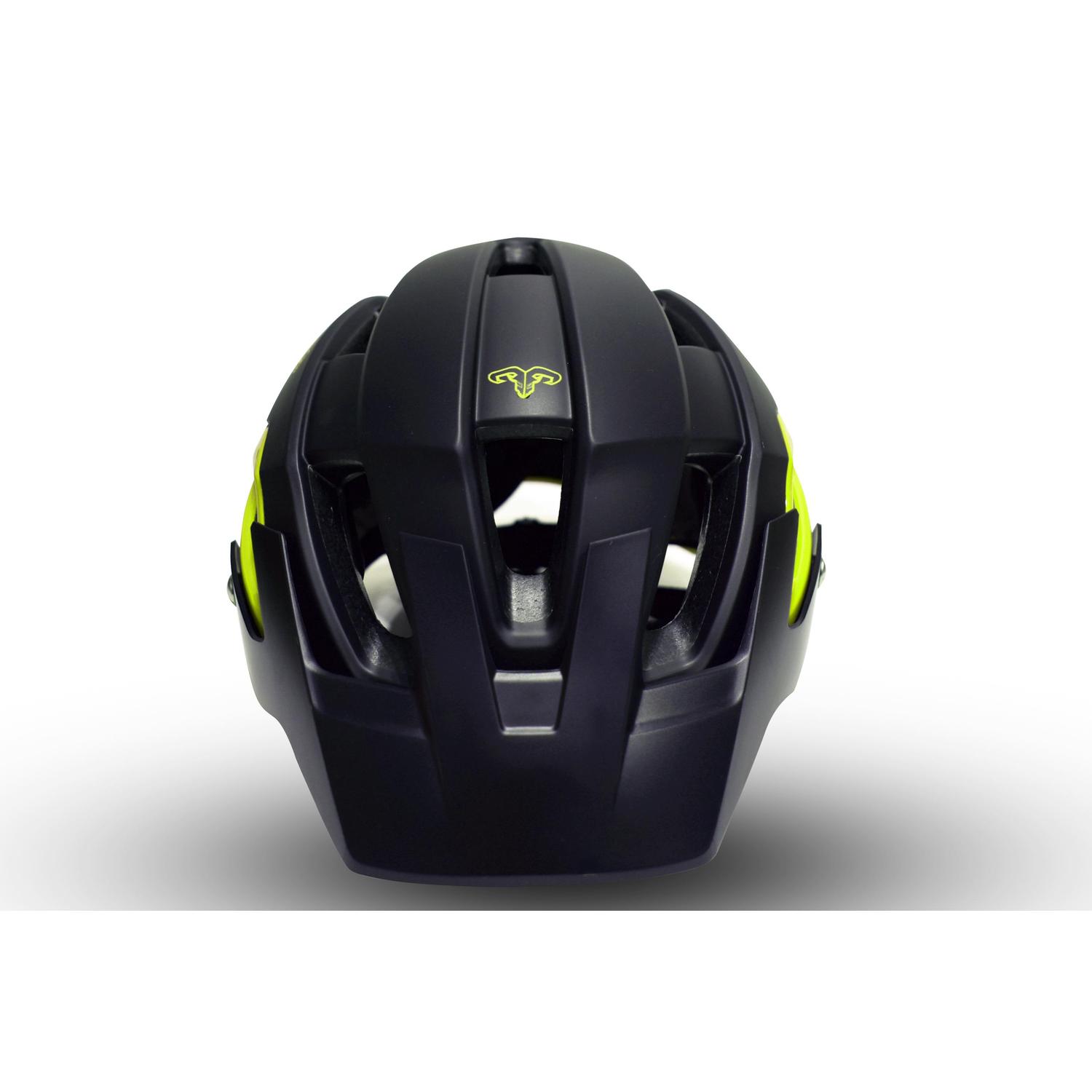 Casco Radical Mountain Super Vent Negro Verde L 58-62Cm