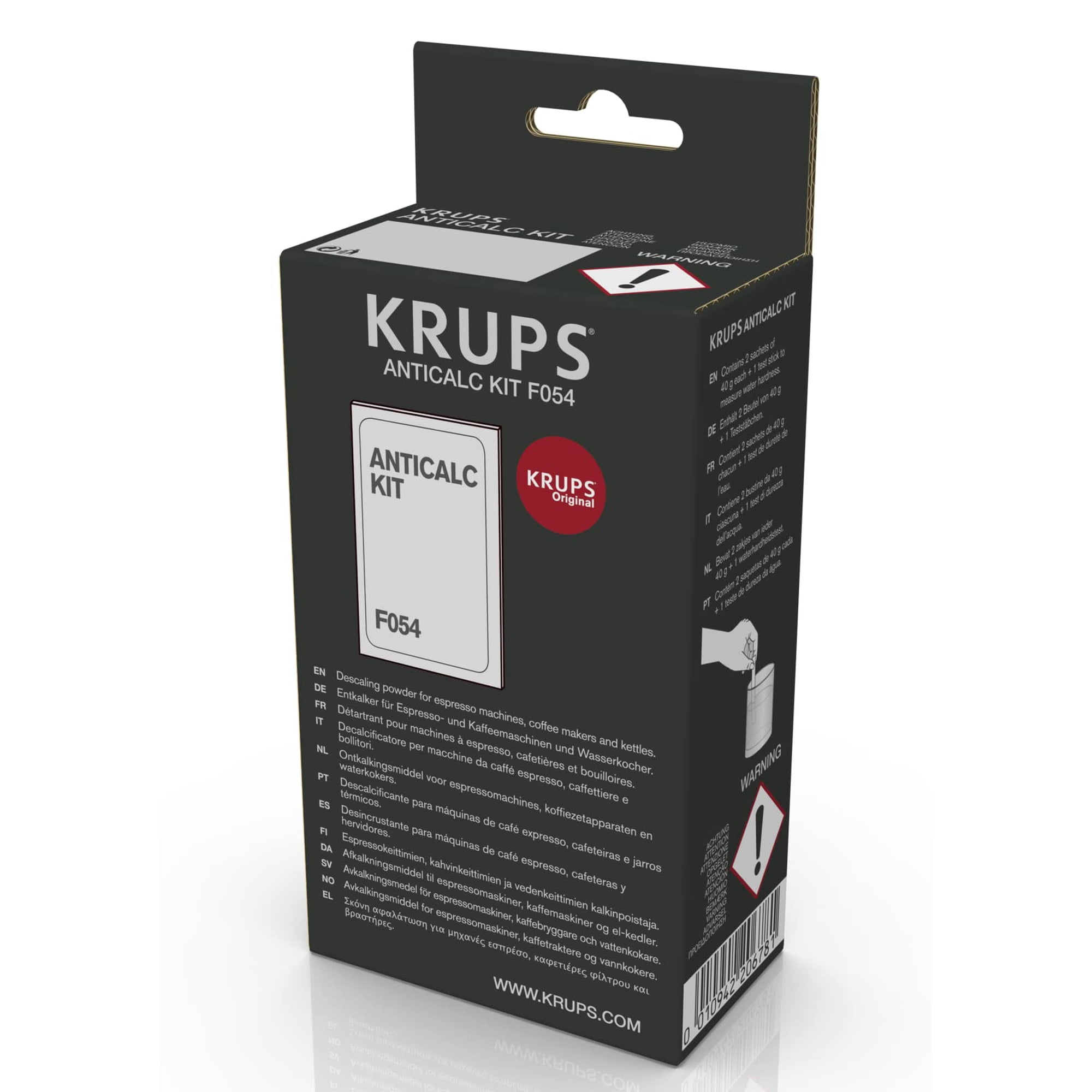 Lagostina - Polvo Desincrustante Krups F054 Para Teteras, Cafeteras Y Cafeteras