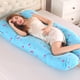 thumbnail image 2 of Almohada para embarazadas, almohada en forma de U desmontable y lavable, cojín grande, almohada de cintura, 2 of 5