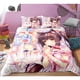 thumbnail image 1 of Cute Anime Cat Maid Pattern NEKOPARA 3pcs Bedding Set Gameing Duvet Cover and Pillowcase Bedroom Decorate for Otaku Teens Bed Sheets, 1 of 5