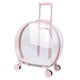 thumbnail image 5 of Pet Trolley Case Carrier Gatos Perros Bolsa De Equipaje Con Ruedas Transpirable Bolsa De Transporte Rosa Brillante, 5 of 5