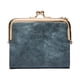 thumbnail image 1 of Monedero pequeño RFID para mujer, compacto, plegable, de piel, estilo vintage, con cremallera y cierre de boquilla., 1 of 6