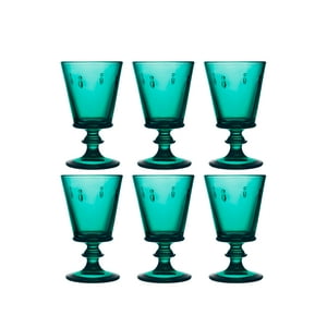 Larochere - Set 6 Copas De Vino 240Ml Esmeralda Abej