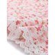 thumbnail image 5 of Agnes Orinda Blusas de Verano para Mujer de Talla Grande con Cuello de Corazón Floral, Encaje, Manga Corta con Volantes 1X Rosa, 5 of 6