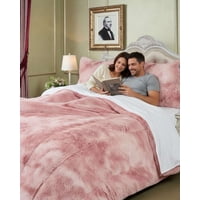 Myl Todo Hogar - Plumón Cubrecama 2 Plazas Sherpa Peludo Invierno Diseño Suave