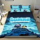 thumbnail image 1 of Perdimos a Nuestro Humano Conjunto de sábanas temático, trío de piezas, cómodo y amigable con la piel, diseño único, regalo de decoración para el hogar para familiares, amigos y fans,135cm *200cm, 1 of 6