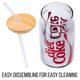 thumbnail image 3 of Vaso de vidrio Silver Buffalo Coca‑Cola Light con purpurina roja 473 ml, 3 of 4