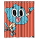 thumbnail image 1 of Cortina de ducha World of Gumball, juego de cortina de baño con ganchos, tamaño 60 x 72 pulgadas, 1 of 3