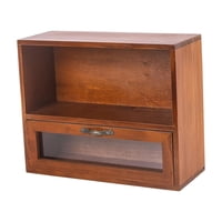 Bothyi - Estante Del Gabinete De Almacenamiento De Escritorio 2 Niveles Para El Tocador Del Perfume Del Tenedor De Los Cosméticos