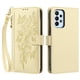 thumbnail image 2 of Funda Billetera Floral en Relieve samsung galaxy A23 4G con Tarjetero y Cremallera Blanco, 2 of 6
