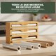 thumbnail image 5 of Organizador Cocina Papel Bambú 3 En 1, 5 of 8