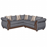 Ruzam Mobel - Seccional 5 Cuerpos Isidora Gris Lino