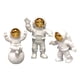 thumbnail image 3 of Figuras De Astronautas Modernas Estatua De Astronauta Estante Hecho A Mano Decoración Coleccionable Dorado, 3 of 5