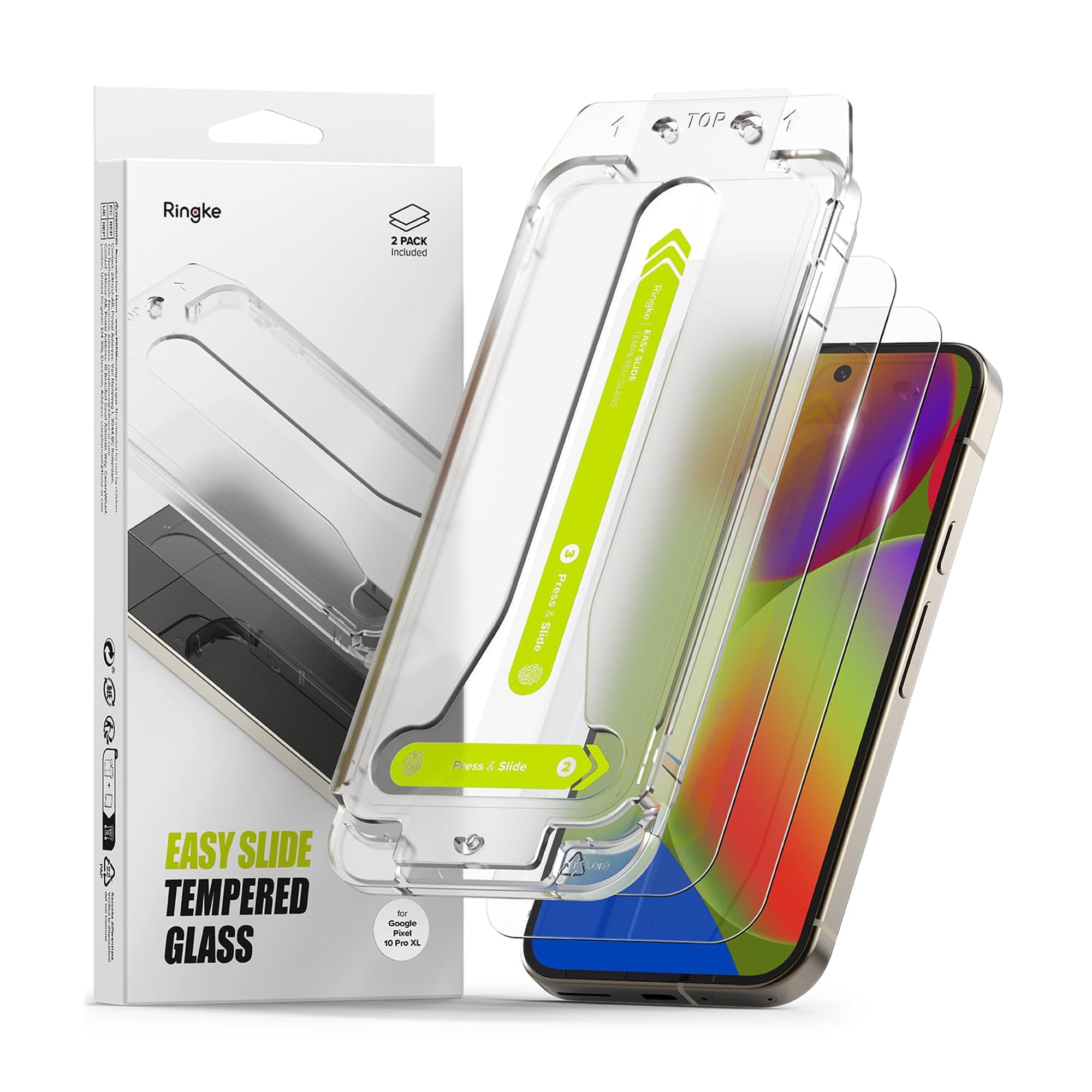Protector De Pantalla Ringke Easy Slide De Cristal Templado Pixel 10 Pro Xl