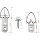 thumbnail image 3 of Kit COMFRTX de 140 piezas con ganchos D Ring para cuadros, 3 of 3