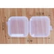 thumbnail image 2 of Caja de almacenamiento de cuentas de plástico transparente con tapa abatible (paquete de 12), 2 of 5