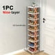 thumbnail image 2 of 1pc Stackable Shoe Rack for Small Spaces - Easy to Assemble and Organize Your Footwear, 2 of 3