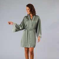 Bata Satin Encaje Flores Mujer 33954-275