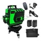 thumbnail image 1 of NIVEL LASER LITIO 12 LINEAS 3D - 4D BASE METÁLICA VERDE MILSTONE, 1 of 4