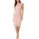 thumbnail image 2 of INSPIRE CHIC Vestido Elegante de Encaje para Mujer Cuello Halter Sin Mangas Ajustado de Cóctel Tubo Midi Rosa Claro XL, 2 of 6