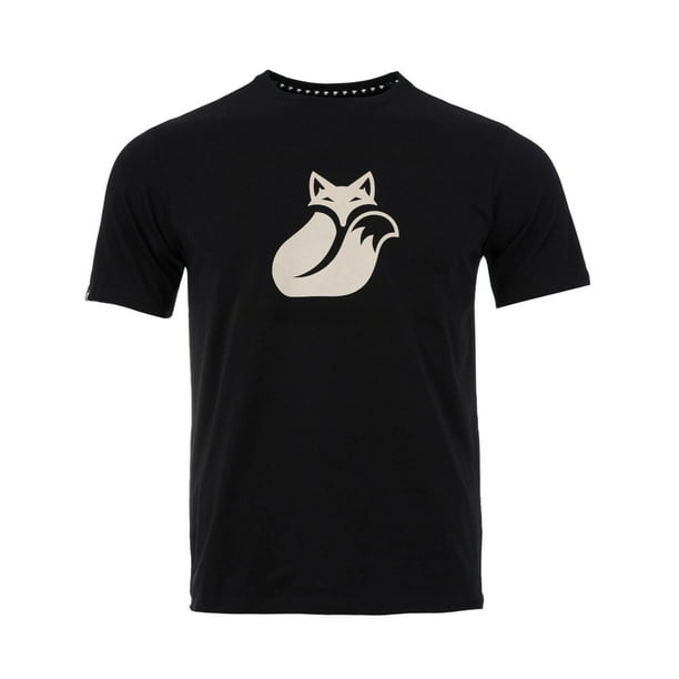 Polera Tilki Cotton Big Logo Negra/Blanca Tenis Padel
